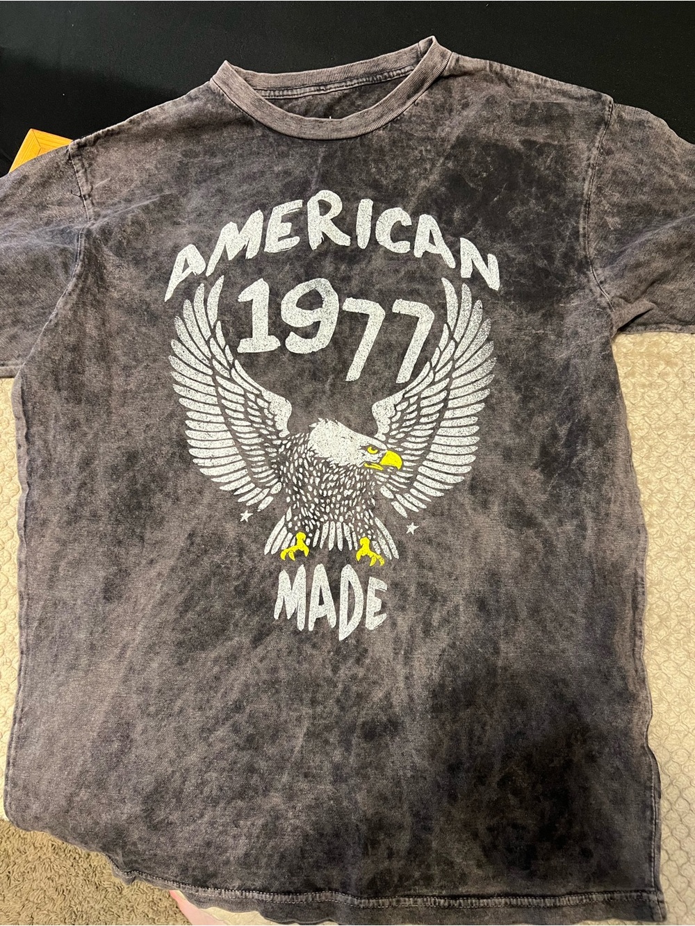 American 1977 Made Graphic Women’s Shirt - Washed Black